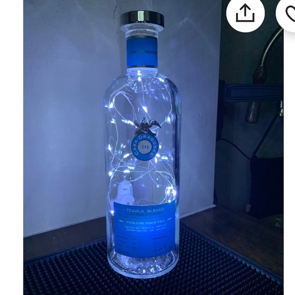 CASA DRAGONES BLANCO TEQUILA bottle (empty) - Picture 2 of 4